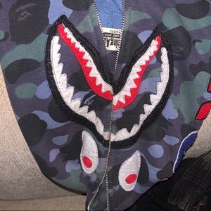 Bape Full Zip Up Medium Size